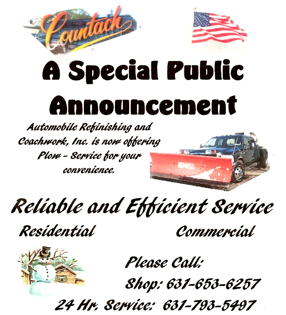 Countach Auto Body 509 Montauk Highway East Quogue NY 631.653.6257